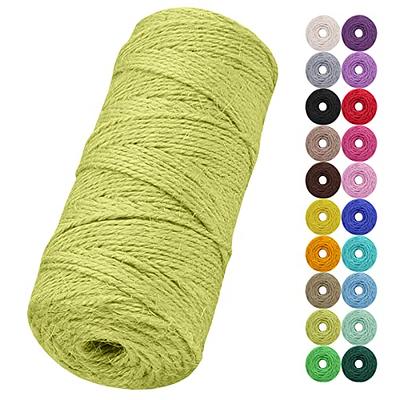 LEREATI Jute Twine String, 2mm 328 Feet Natural Garden Twine for Crafts,  Colored Jute Rope 3-Ply Hemp String for Gift Wrapping, Gardening, Wedding  and Christmas Decorations (Fruit Green) - Yahoo Shopping