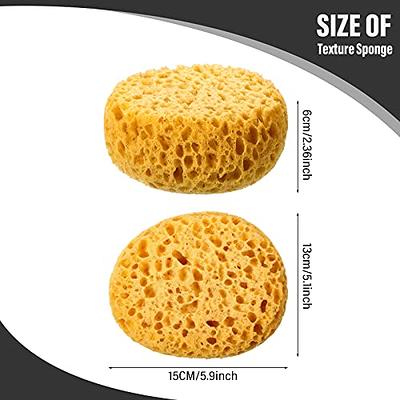 Just E Joy Texture Sponge w/Scraper, Home Decor Drywall Texture Patch Sponge for Wall Texture Repair/Drywall Repair/DIY Painting Ceiling, Washable 