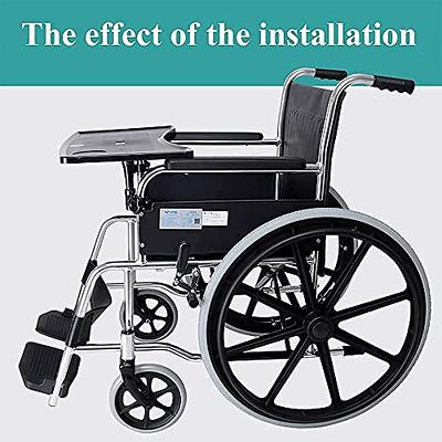 Wheelchair Tray, Detachable Wheelchair Table Removable Adult,Mobility  Accessory Attachment Cup Holder Durable, Wheelchair Accessories,Fits  Wheelchair Arms of 16 - 20, with Secure Straps - Yahoo Shopping