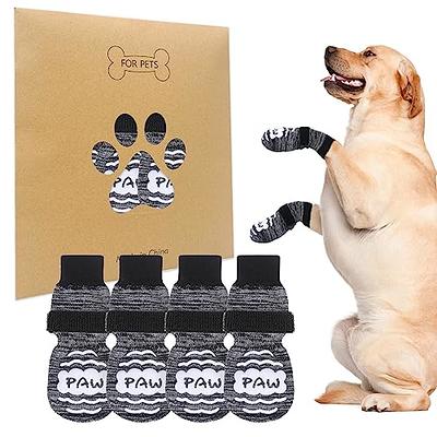 BEAUTYZOO Anti Slip Dog Socks for Small Medium Large Dogs,Paw Protector  with Grips for Hardwood Floor Hot/Cold Pavement,Traction Control 3 Pairs  AntiTwist Dog Shoes to Prevent Licking for Senior Dog - Yahoo