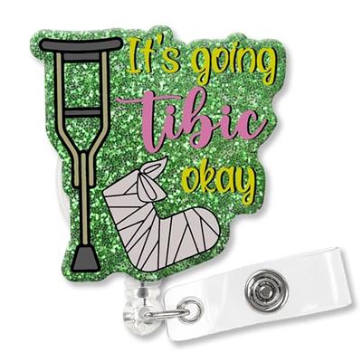  Badge Reel, Custom Retractable ID Tag, Personalized