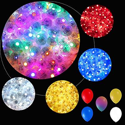 100pcs Mixed-color Neon Light Glow In The Dark Balloons For Neon Party  Decoration And Light Up Party Supplies