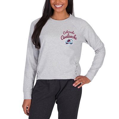 Philadelphia Eagles Concepts Sport Women's Mainstream Hooded Long Sleeve V-Neck Top - Gray