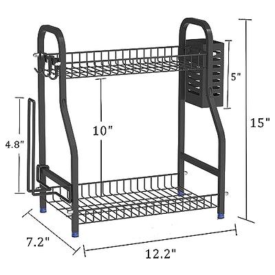 KLYWUN 2-Pack Acrylic Clear Shower Shelves,Adhesive Bathroom