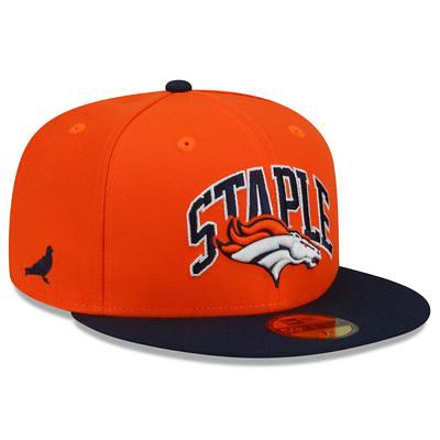 Men's New Era Navy/Orange Chicago Bears NFL x Staple Collection 59FIFTY Fitted Hat