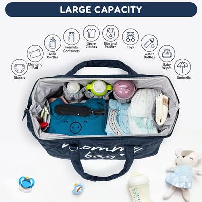 Mom Hospital Bag for Labor and Delivery, Large Baby Diaper Travel Bag With  Hospital Bag Checklist, Mommy Bag for Hospital, Baby Shower Gift 