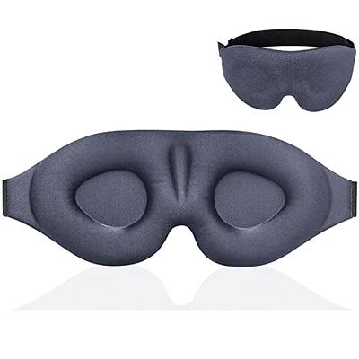 YIVIEW Sleep Mask for Side Sleeper, 100% Light Blocking 3D Sleeping Eye  Mask, Soft Breathable Eye Cover for Women Men, Relaxing Zero Pressure Night