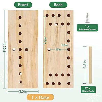 Bow Maker For Ribbon Wreaths Double Sided Wooden Bowmaker DIY