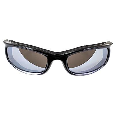 Motorcycle Sunglasses Foam Padded Clear Lenses