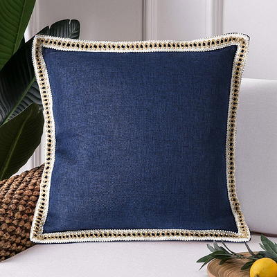 Pillow Cases, Pillow Cover 24x24 Navy Blue, Handmade Navy Blue