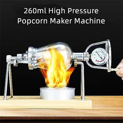 Home Use Chinese Hand Cannon Food Amplifier Mini Vintage Popcorn Maker  Machine