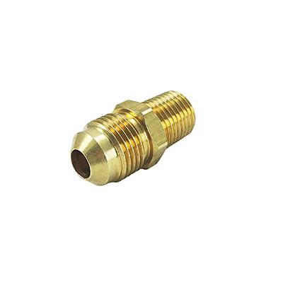 JUWO 3/8 Flare x 3/8 Flare Brass Tube Fitting for Propane, LP and Natural  Gas, Fuel, Plumbing, Union (2-Pack)