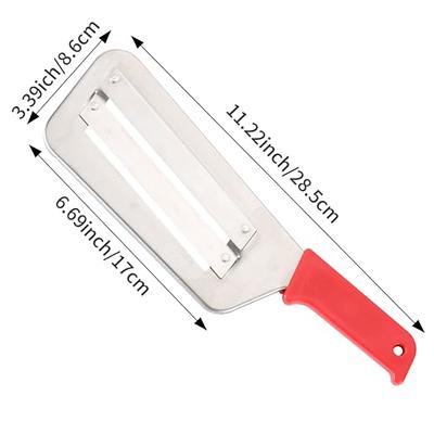 Cabbage Shredder Kitchen Grater Slicer - Stainless Steel Shredder Knife Fruit Chopper Grater for Kitchen Shredder for Cabbage Cutter - Red Cabbage