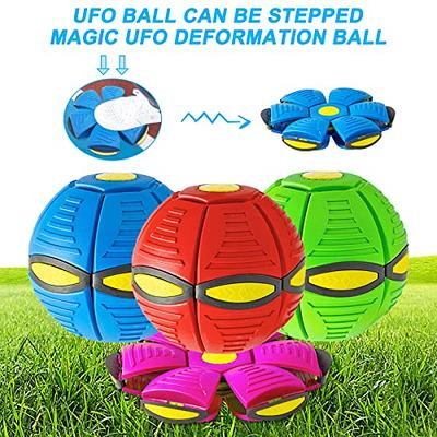 Magics Ball Toy with Lights | UFO Portable Flying Saucer Toys Stomp Magics  Ball Childrens Toy | Magics UFO Ball | Creative Decompression Ball Toy for