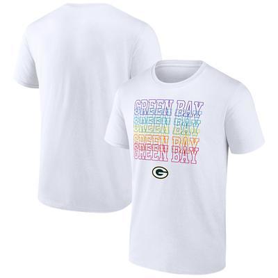 Green Bay Packers Fanatics Branded Women's Sunday Best Lace-Up T-Shirt -  White