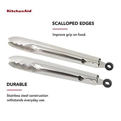 KitchenAid Universal Utility and Serving Stainless Steel Kitchen Tongs, Set  of 2 - Yahoo Shopping