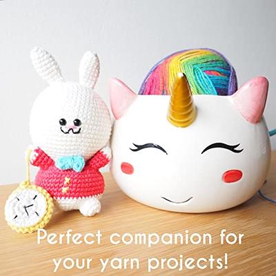 Unicorn Yarn Bowl for Knitting - Cute Ceramic Knitting Bowl Extra Large -  Ceramic Yarn Bowl Crochet Accessories Yarn Holder Storage Gift for Knitters  Funny - Yahoo Shopping