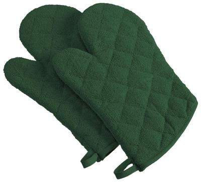 KitchenAid kitchenaid ribbed soft silicone oven mitt set, 7x13