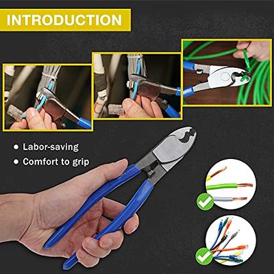 Wire Cutters Electrical Cable Cutting Pliers Anti-Slip Mini Rubber Handle  Diagonal Snips Flush Industrial Lock