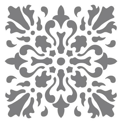 Designer Stencils Moroccan Trellis All Over Stencil Pattern and Free Bonus Stencil