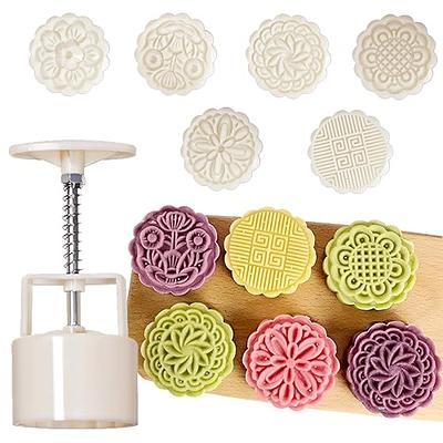 Cookie Stamps Set of 4, Cookie Press Mold, Decorating Supplies for DIY  Baking, Cake, Pastry, Easy to Use- Christmas Series