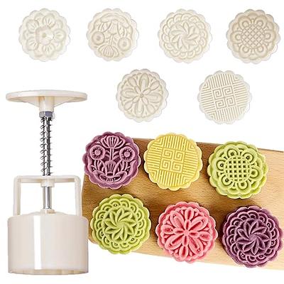 WeTop Mooncake Molds Set, Mid-Autumn Festival Hand-Pressure Moon Cake maker  6 pcs for baking, DIY Hand Press Cookie Stamps Pastry Tool(1 Mold, 6  Stamps). (75g) - Yahoo Shopping