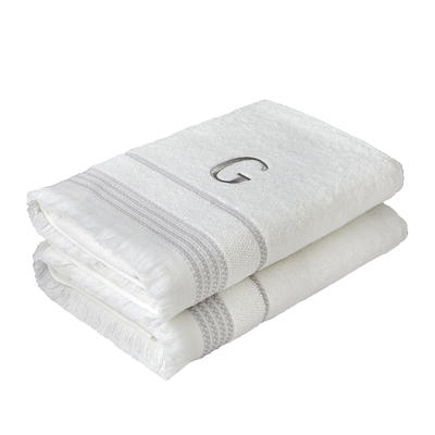 Cotton Terry Bath Towels 27x52 White