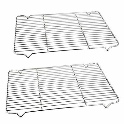 P&P CHEF Toaster Oven Tray And Rack Set, Stainless Steel Baking Pan