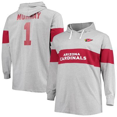Men's Fanatics Branded Heathered Red Louisville Cardinals Stacked Pursuit  Pullover Hoodie