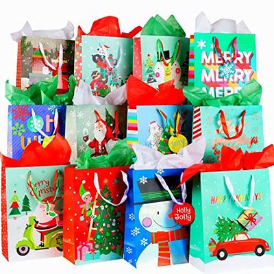  Fay People Birthday Bag - 4pk Black Gift Bags; Medium Gift Bags  with Tissue Paper, Over 15 Design Options for Unusual Funny Gifts : Health  & Household