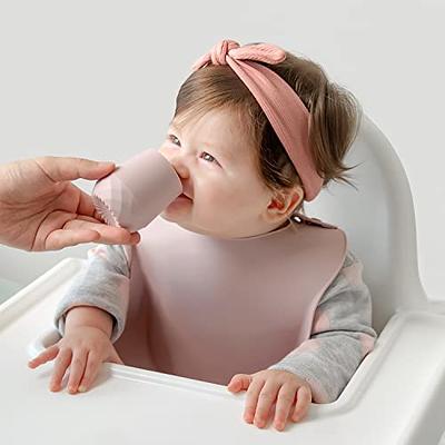 SAMiGO Silicone Baby Utensils - Self Feeding Spoons and Tiny