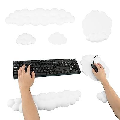 Pu Cute Cloud Wrist Support Pad pour Keyboard Mouse Painrelief