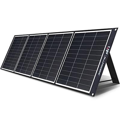 WindyNation Kit de panel solar monocristalino de 400 vatios + inversor de  corriente VertaMax de 1500 W + batería de ciclo profundo AGM de 300 Ah para