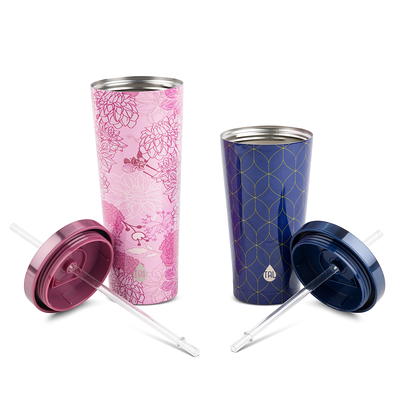 TAL Stainless Steel Coolie Tumblers 2-Pack, 24 fl oz and 18 fl oz, Pink and  Blue - Yahoo Shopping