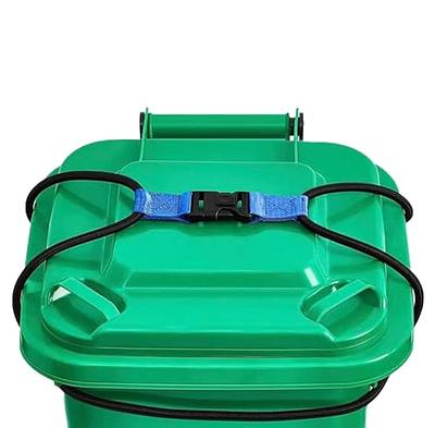 Trash Can Rope Lock For 20-40 Gal Outdoor Garbage Cans, Garbage