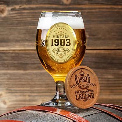 Kies®GIFT 1983 Beer Glass Gift 40th Birthday Gifts Personalized Gifts Happy  Birthday Dad Birthday Gift Vintage Decor Beer Gifts for Men Drinking  Glasses 40th Birthday Decorations Beer Glasses - Yahoo Shopping