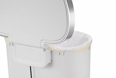 Better Homes & Gardens 14.5 Gallon Trash Can, Plastic Step Kitchen Trash  Can, White - Yahoo Shopping