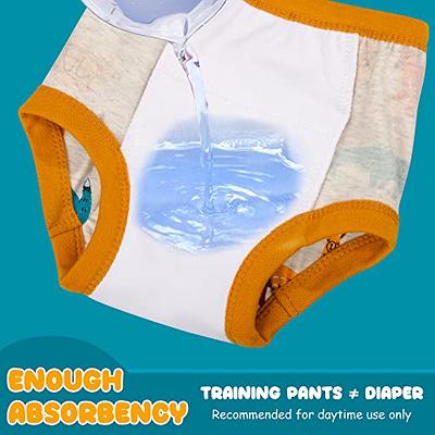 BIG ELEPHANT Potty Training Underwear, Soft Cotton Absorbent