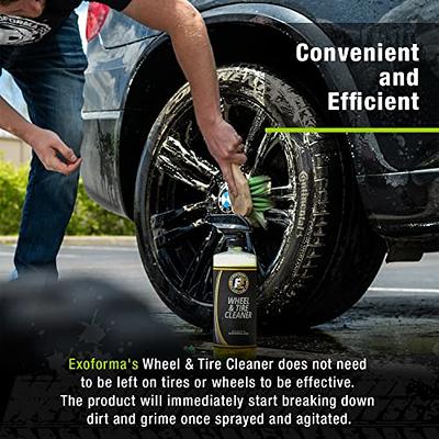 ExoForma Wheel & Tire Cleaner - Removes Built-Up Brake Dust, Dirt
