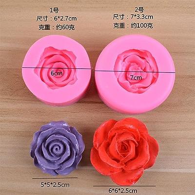 Fogilas 2PCS Rose Flowers silicone molds Cake Chocolate Mold Wedding Cake Decorating  Tools Fondant Sugarcraft Cake Molds (2 Size) - Yahoo Shopping