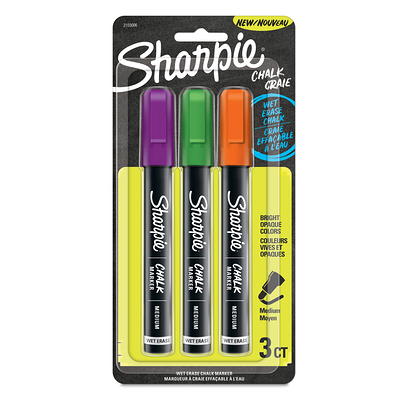 SHARPIE® Wet-Erase Chalk Markers, Medium Point, White, Pack Of 2 Markers -  Yahoo Shopping