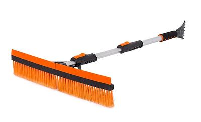 BirdRock Home Snow Moover 46 Extendable Snow Brush with Squeegee