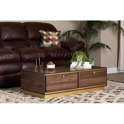 Baxton Studio Cormac Mid Century Modern Transitional Walnut Brown