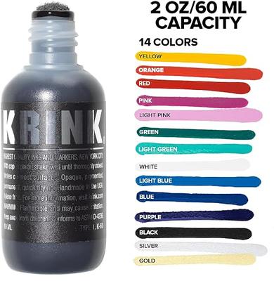 Krink K-60 Black Paint Marker - Vibrant and Opaque Fine Art Graffiti Markers  for Canvas Metal Glass Paper and More - Alcohol-Based Permanent Graffiti  Mop Paint Marker for Lasting Tags - Yahoo Shopping