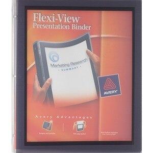 Avery 3-Ring Flexi-View Presentation Binder, Assorted Colors, 1/2