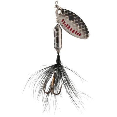 Worden's® Rooster Tail® Original, Met Silver Black Inline Spinnerbait Fishing  Lure, 1/16 oz. Carded Pack - Yahoo Shopping