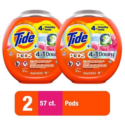 Tide 4-In-1 Downy April Fresh Scent Laundry Detergent Pods (57-Count)  (Multi-Pack 2) - Yahoo Shopping