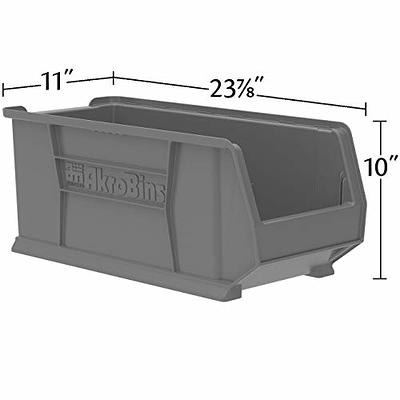 Akro-Mils 13017 Stack-N-Store Heavy Duty Stackable Open Front