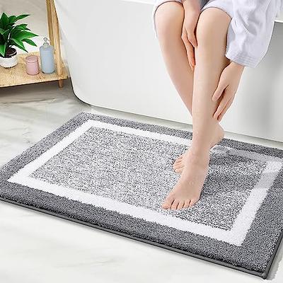 Bathroom Rug Mat Microfiber Bath Rugs Non Slip Bath Carpet Shower