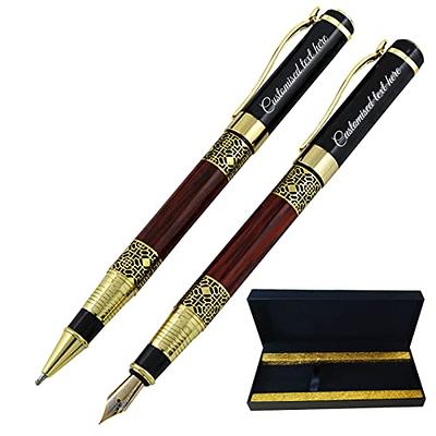 Amazon.com : Parker IM Duo Gift Set with Ballpoint Pen & Rollerball Pen,  Brushed Metal with Gold Trim, Black Ink Refill & Cartridge, Gift Box :  Office Products